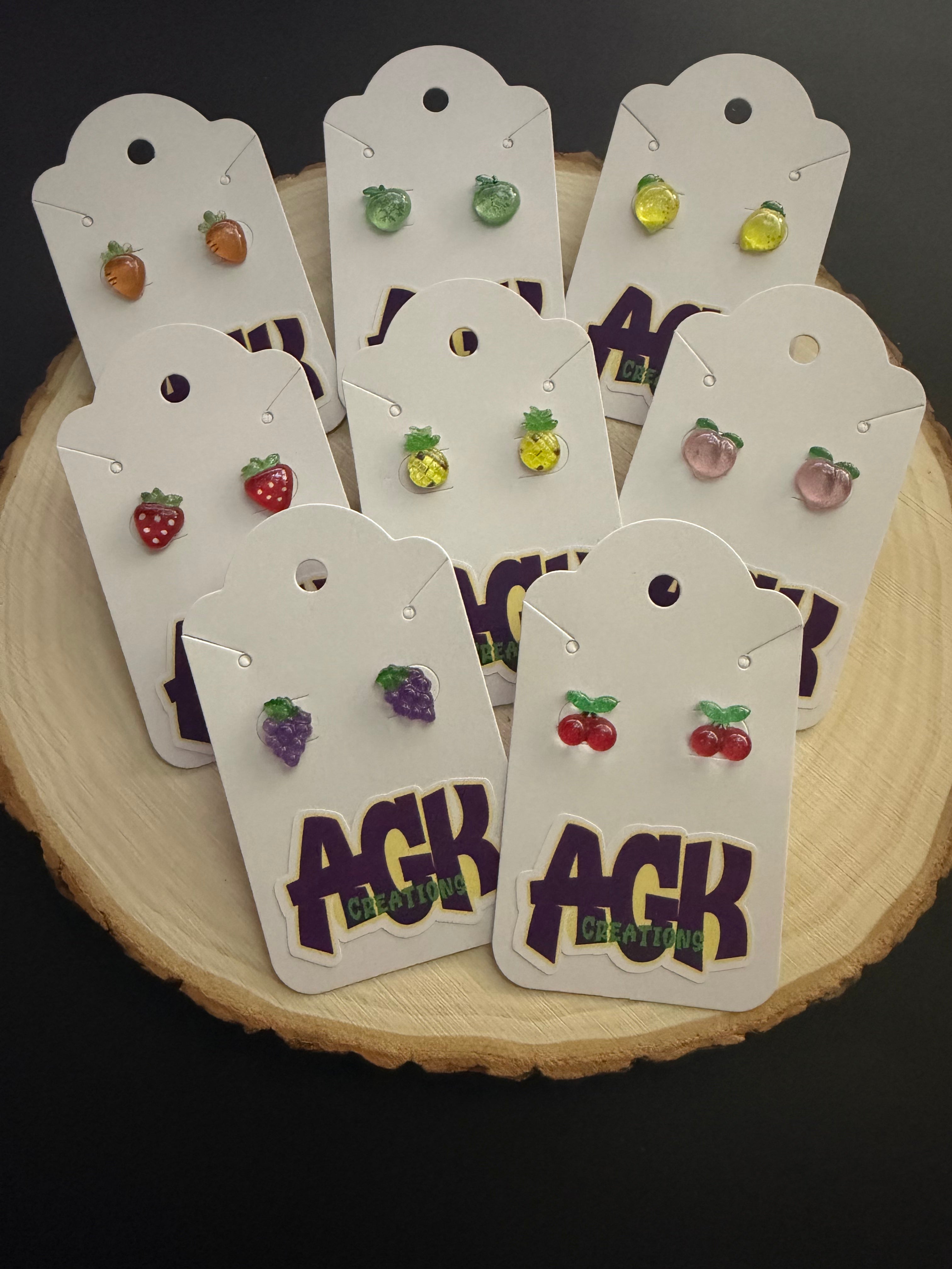 Fruit Stud Earrings