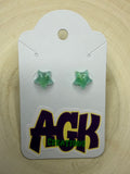 Light Green Star Studs