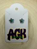 Dark Bluish Star Studs