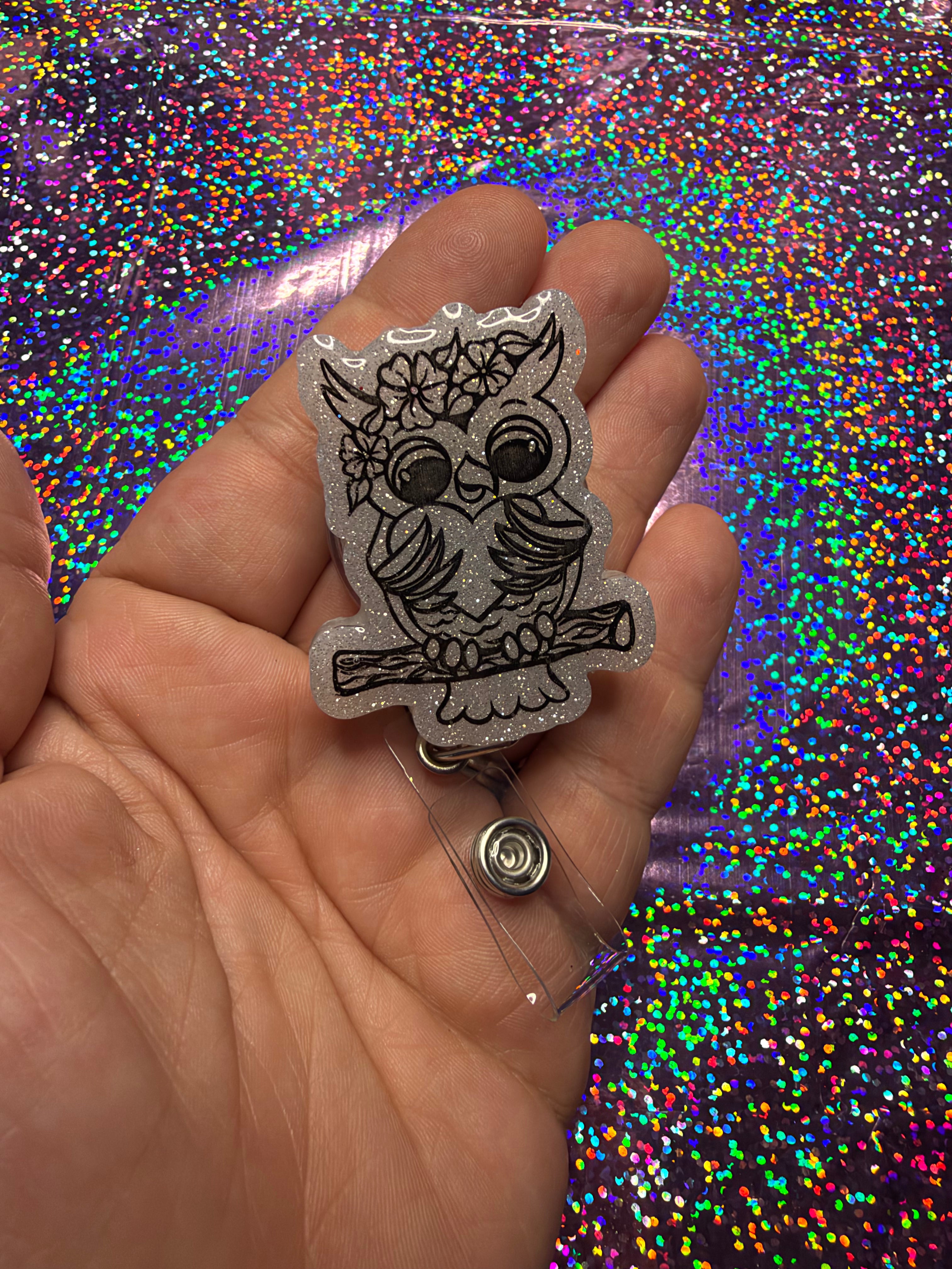 Owl Badge Reel