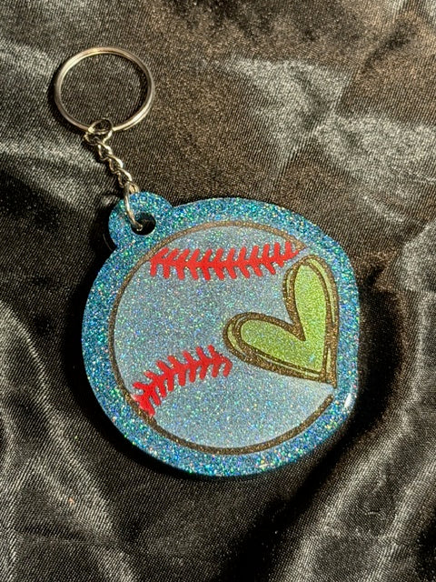 Baseball w/ Heart 2